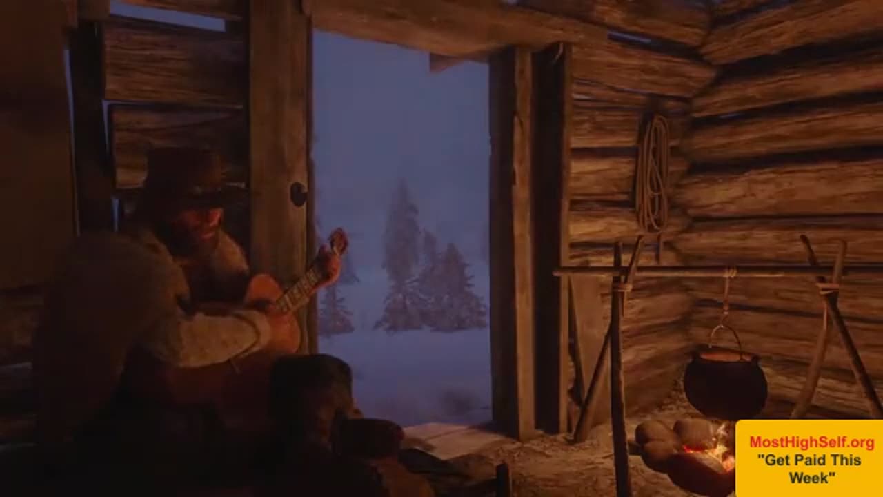 Frozen Shelter | 1 Hour Dark Ambient Winter Mix | Red Dead Redemption 2 Inspired Music