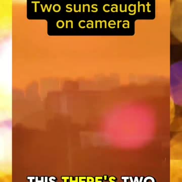 two suns caught on camera