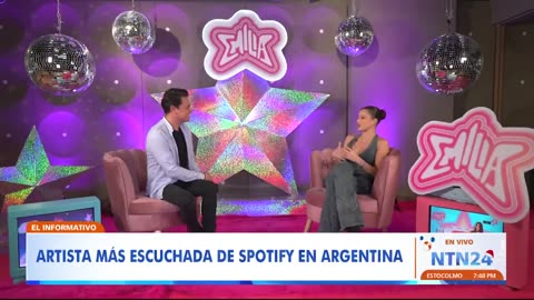 “Crecí escuchando a Shakira”: la artista más escuchada en Argentina en Spotify habla en NTN24