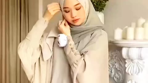 Contemporary long hijab