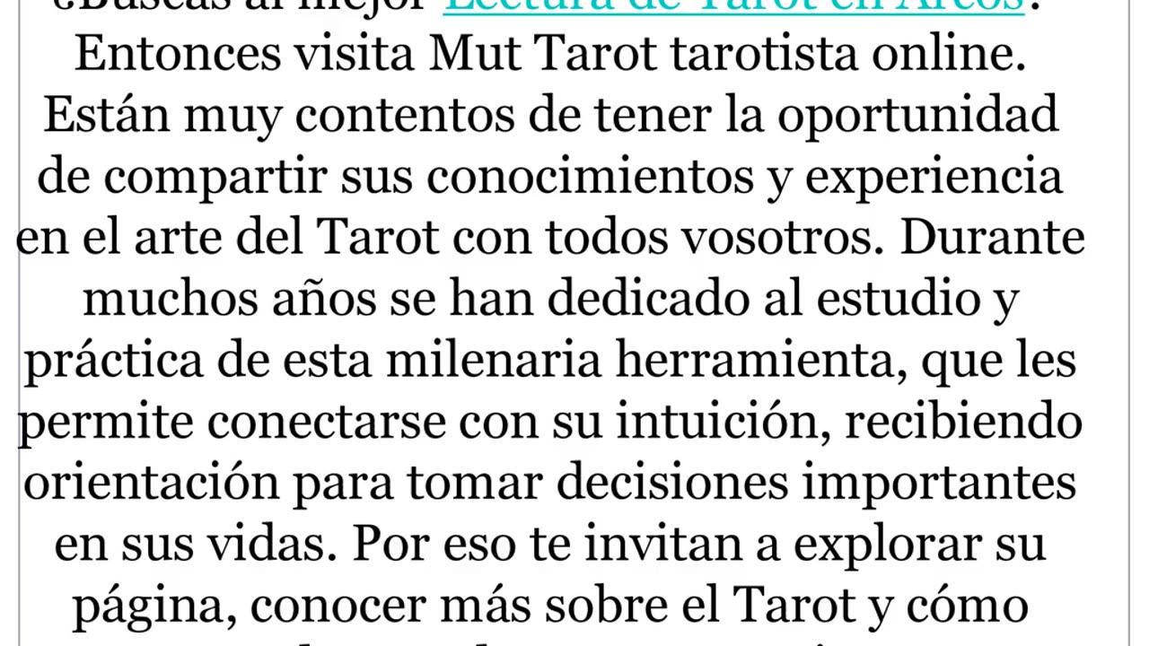 Consigue la mejor Lectura de Tarot en Arcos