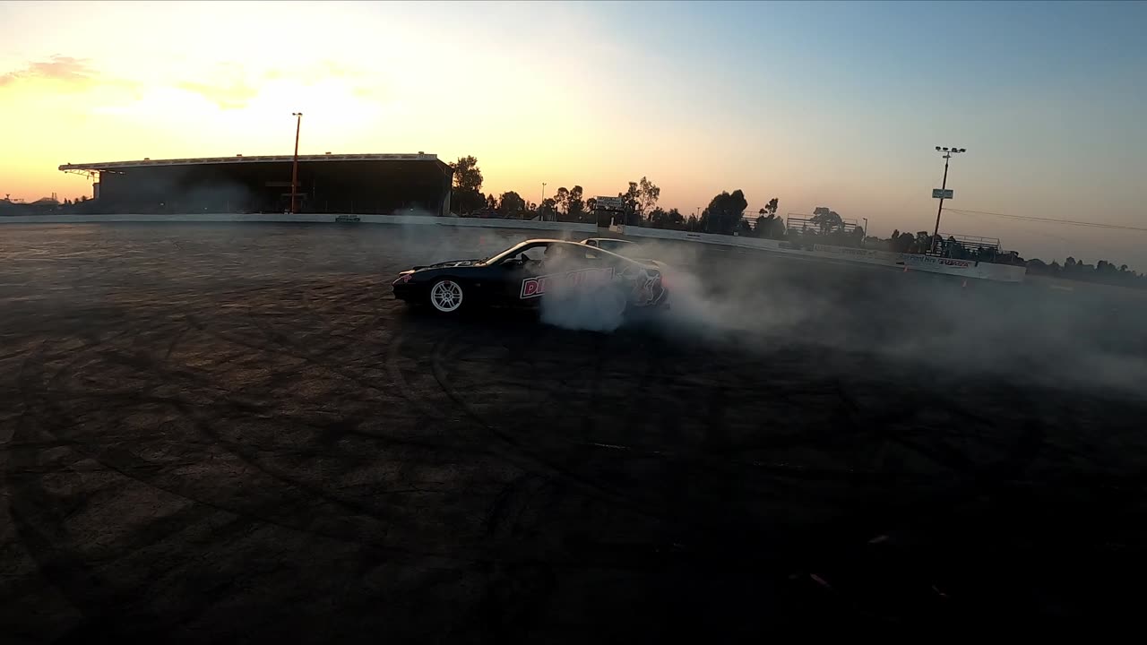 donut around a burnout