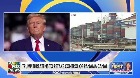 Trump threatens to retake control of Panama Canal 'Not going to stand for it'