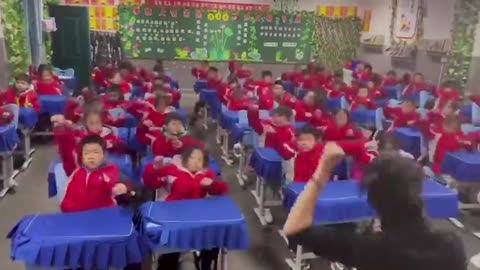 Chinese school atmosphere 😂