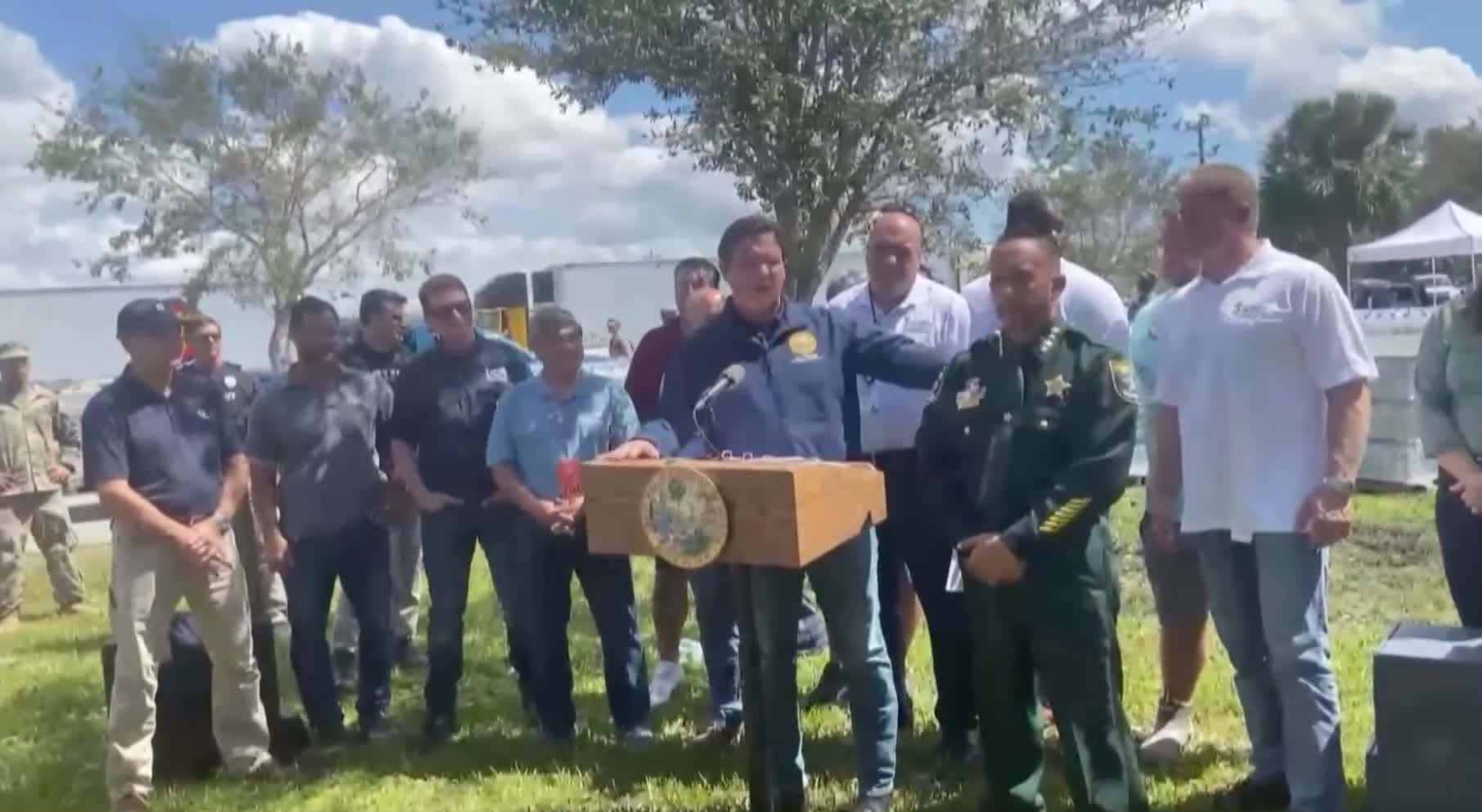 Gov. Ron DeSantis mentions working with Elon Musk and Starlink to help improve coverage