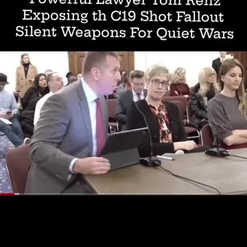 Powerful Lawyer Tom Renz Exposing th C19 Shot Fallout Silent Weapons For Quiet Wars