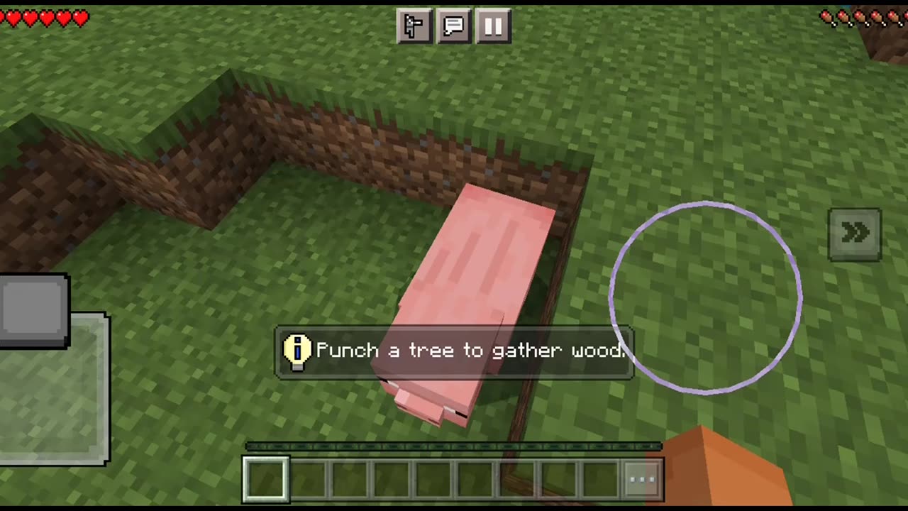 Minecraft gameplay