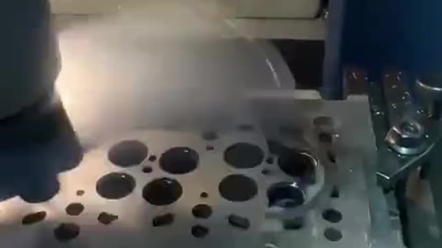The equipment for milling cylinder blocks is still quite expensive.