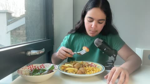 Scampi With Fries Mukbang | ASMR | ASMR Mukbang