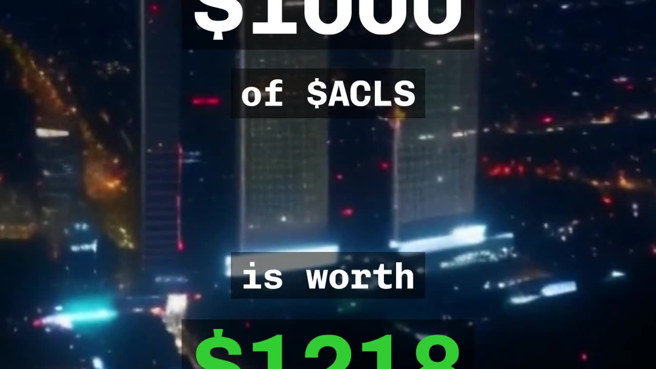 🚨 $ACLS 🚨 Why is $ACLS trending today? 🤔