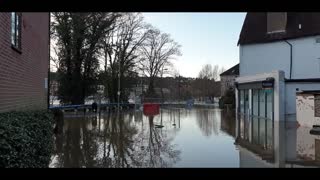 BEWDLEY FLOODING WORCESTERSHIRE UK