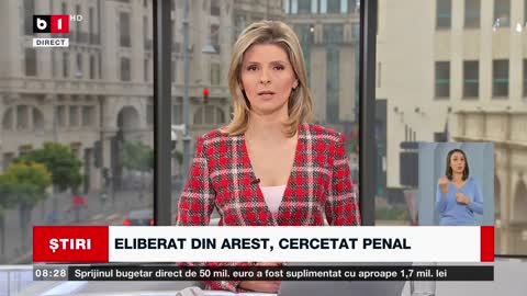 ELIBERAT DIN AREST, CERCETAT PENAL_Știri B1_17 nov 2022