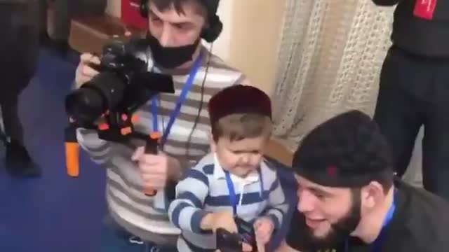 When videographer starts shooting you while you’re eating