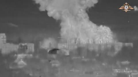 Russian aviation is bombing the enemy in Avdiivka