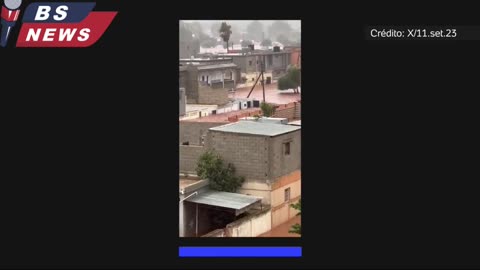 Chuvas torrenciais deixam milhoares de mortos na Líbia; vídeos mostram inundações