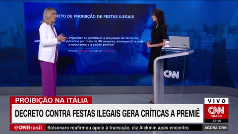 Decreto contra festas ilegais na Itália gera críticas à primeira-ministra