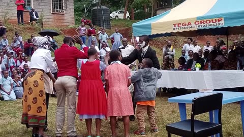 Learners From Kambui School for the Deaf Performing Drama