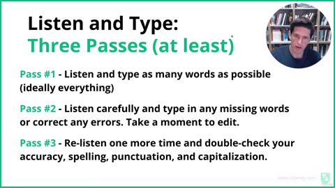 15 Eight Mistakes to Avoid for Listen and Type Questions