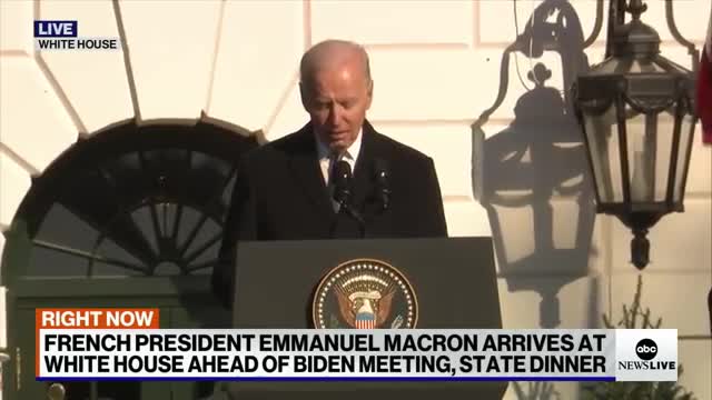 'France and the United States are facing down Vladimir Putin'- Biden l ABCNL