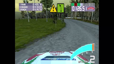 Colin Mcrae Rally 2.0 PS1 Gameplay - Finland Stage 1 (Single Rally)