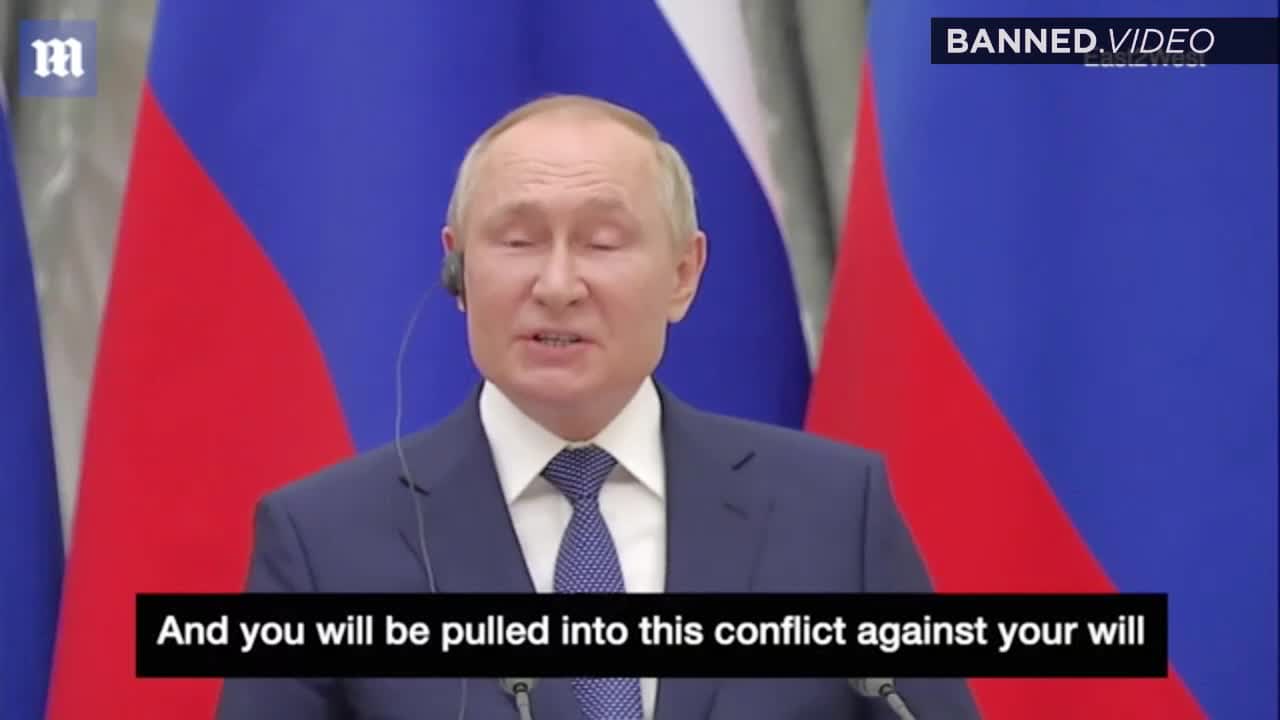 Red Alert! Watch the Video of Putin Threatening Nuclear War If Ukraine Joins NATO