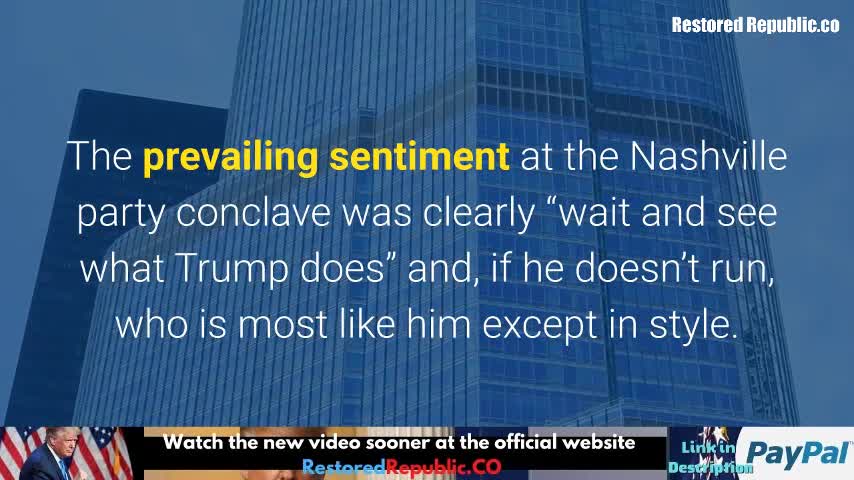 'A Trump Without the Tweets' Favored by Republican National Committee For '24