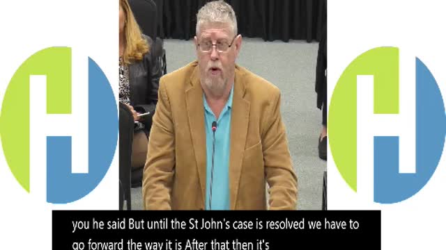 Speaking at the school board regarding Biological gender being established.