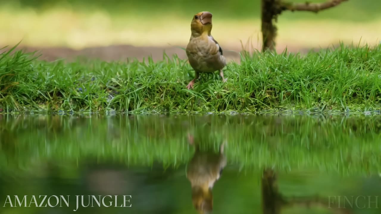 Exclusive: Beautiful Finch in Amazon Jungle 🌿 | Rare Footage