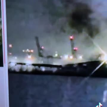 The Francis Key Bridge Collapse - Baltimore, MA 26 Mar 2024 - Video 1