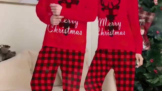 Christmas Family Matching Pajamas Set For Family Mom Dad Kids Baby In 2022