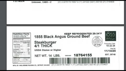 High-Priority Food Recall 167,000 Pounds of Beef Shipped Nationwide Has Been Urgently Recalled