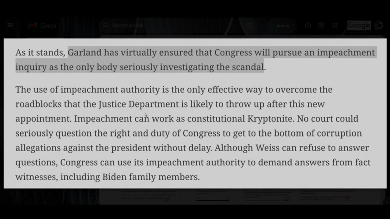 RonPaulLibertyReport - AG Garland's Failure Makes Impeachment Inevitable