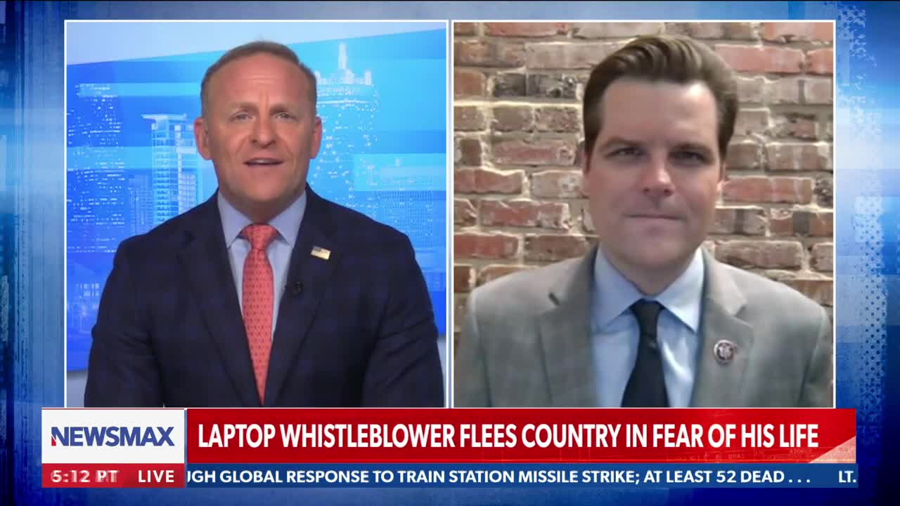 Gaetz: Major COVERUP In Progress Over Hunter Biden Laptop Story?