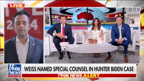 Vivek Ramaswamy on fox news fox and friend about special prosecutor david weiss 8.12.23