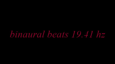 binaural beats 19.41 hz