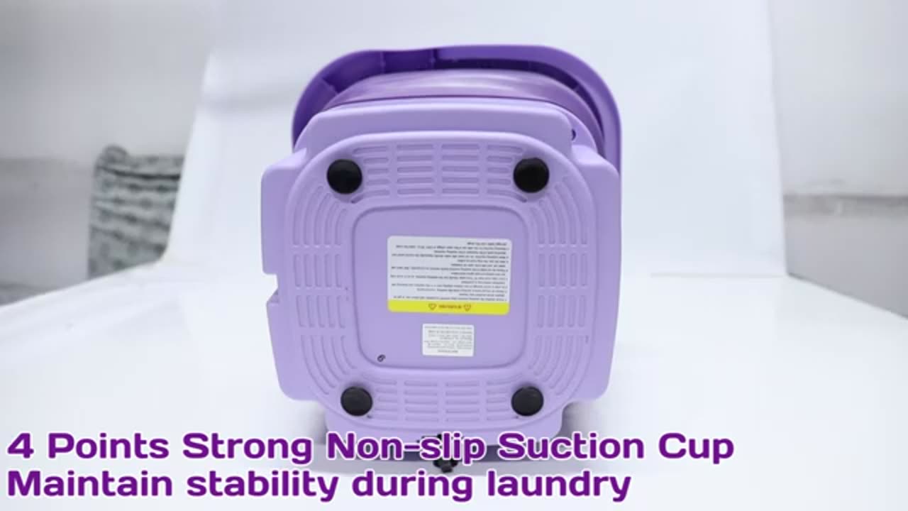 Portable Washing Machine and Dryer Combo, 8L Mini Folding Washing Machine