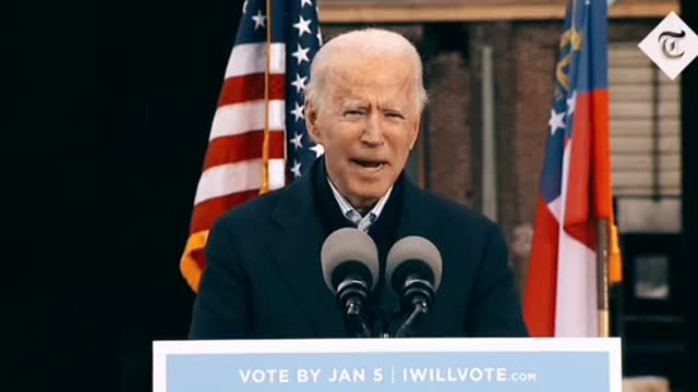 Joe Biden Thanks To All his Voters in Recent Speech