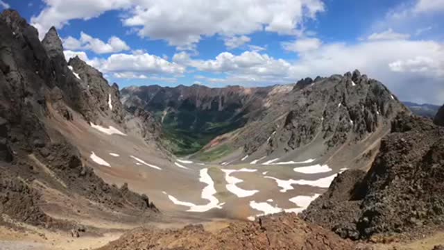 Trail running Silverton Colorado.