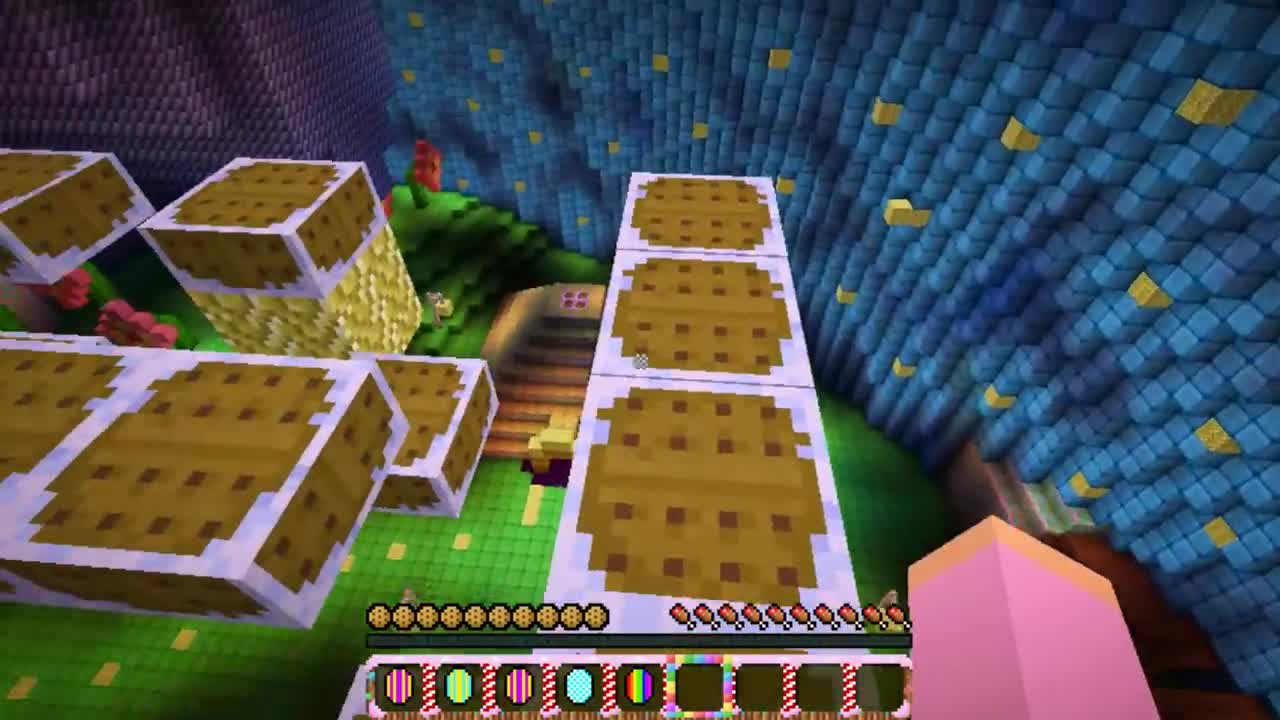 Minecraft - Little Kelly Adventures _ EASTER EGG HUNT AND CANDY KINGDOM!