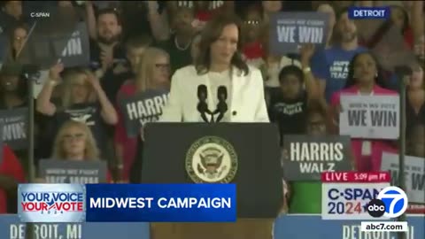 Kamala Harris, Tim Walz rally in Midwest as JD Vance shadows their moves