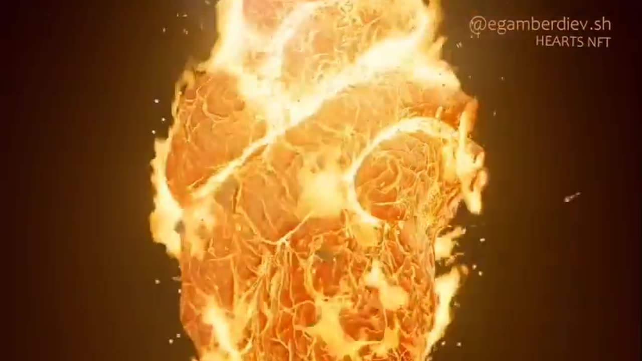 Incredible fire heart