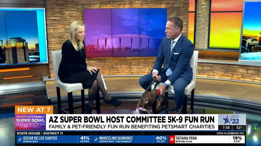 Bring your furry friends to the Super Bowl Host Committee 5K-9 Fun Run in Mesa