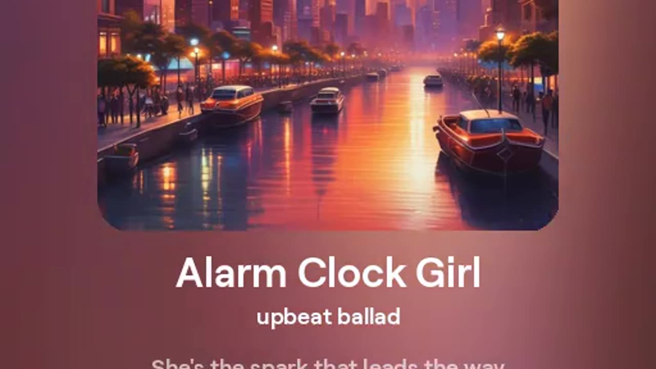 She is my Glowing Pearl (Alarm Clock Girl)