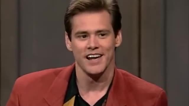 him Carrey On How Rich People Laugh - Letterman