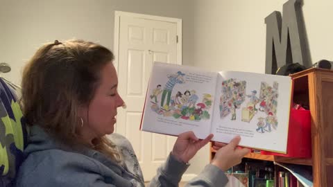 #1 Aunt Kristin reads Curious George Goes to the Library