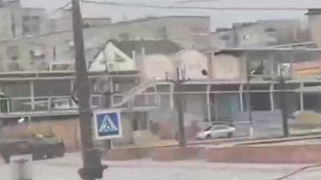 Russian troops entered the city of Grocery