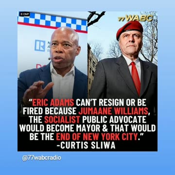 We all wanted Curtis sliwa to win mayor not mayors Eric adams 9/27/24
