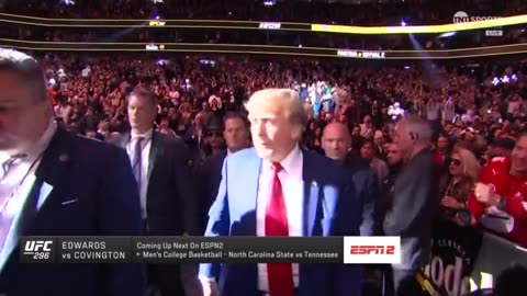 UFC Crowd EXPLODES As Trump, Kid Rock, Dana White Enter...