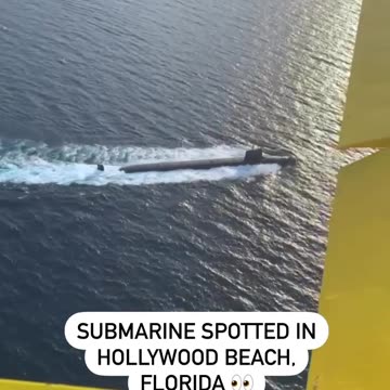 Submarine off Florida Coast🌴🌴