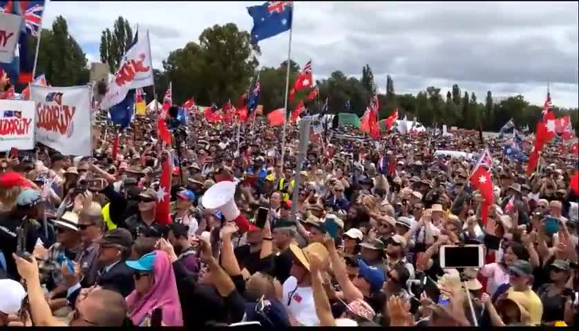 BREAKING NEWS! The People Reclaim Australia Under Common Law from the Capital Canberra 2-5-22